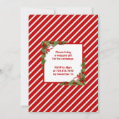 Vakantie Kerstmis Witte Olifant Gift Exchange Kaart (Achterkant)