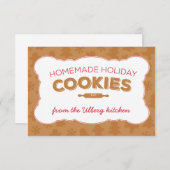 Vakantie kerstrecusie of briefkaart (Voorkant / Achterkant)