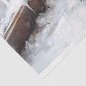 Vakantie Kerstscène Gingerbread Decoupage Tissuepapier (Detail)