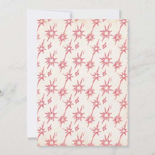 Vakantie Kerststal Boerderij Ranch Santa Claus Kaart (Achterkant)