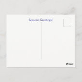 Vakantie Kersttijd Groeten Cowboy Briefkaart (Achterkant)