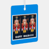 Vakantie/kerstversiering, Nutcracker Metal Orn Metalen Ornament (Voorkant Rechts)