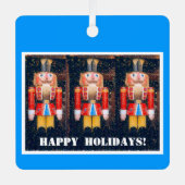 Vakantie/kerstversiering, Nutcracker Metal Orn Metalen Ornament (Voorkant)