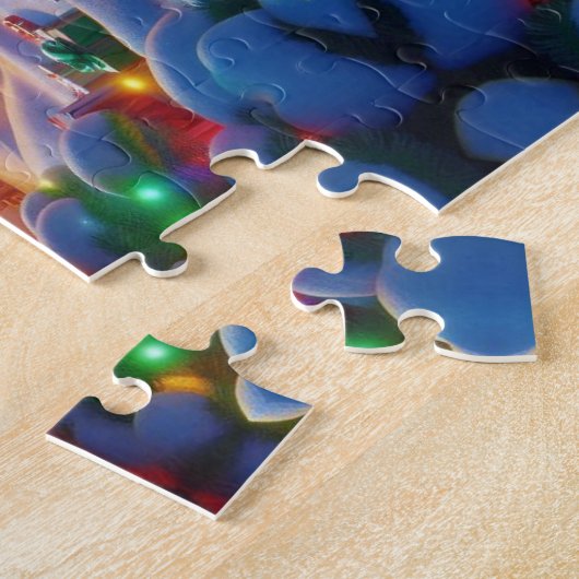 Vakantie kerstvibes legpuzzel (Zijkant)