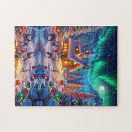 Vakantie kerstvibes legpuzzel (Horizontaal)