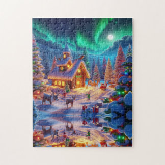 Vakantie kerstvibes legpuzzel