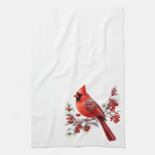 Vakantie keuken handdoek-kardinaal theedoek (Verticaal)