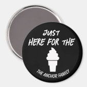 Vakantie Kinder deur deur Funny Soft Serve Magneet (Voorkant / Achterkant)