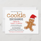 Vakantie Kinder Koekjesuitwisseling | Kerstmis Kaart (Voorkant)