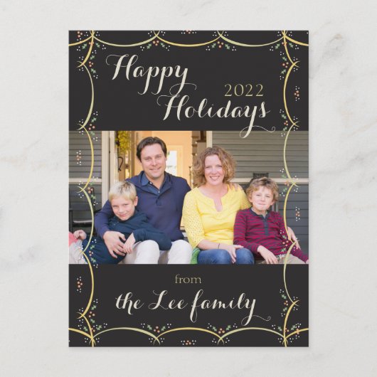 Vakantie  Klassiek Briefkaart (Voorkant)