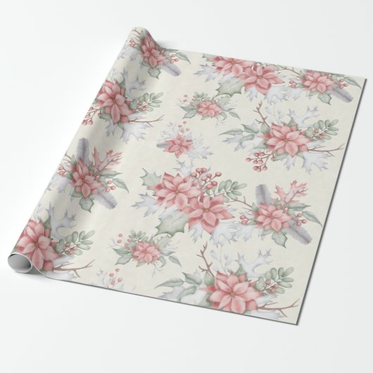 Vakantie klassiek cadeaupapier (Uitgerold)