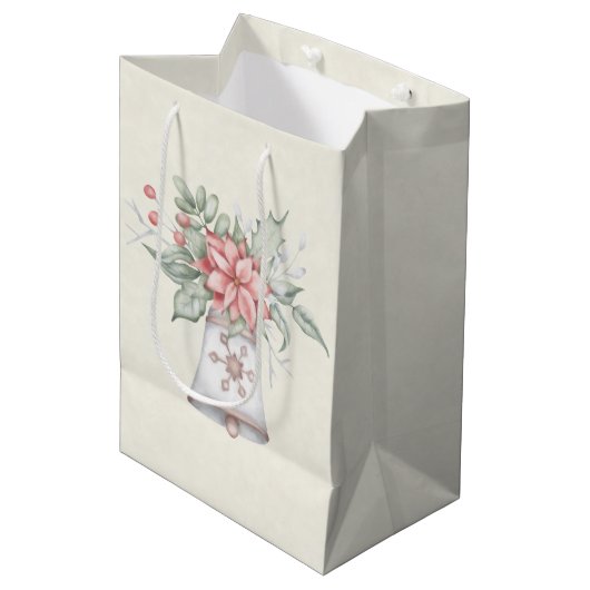 Vakantie Klassieke A Gift Bag Medium Cadeauzakje (Voorkant Gekanteld)
