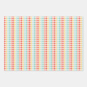 Vakantie Kleurrijke Pastel Notenkraker Collage Inpakpapier Vel (Voorkant 2)