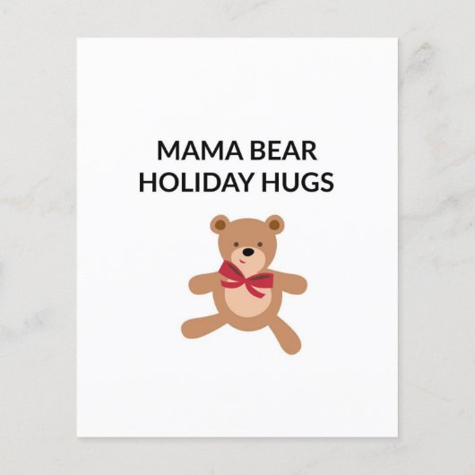 Vakantie knuffels Flyer (Achterkant)