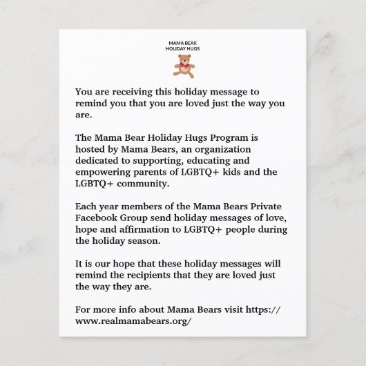 Vakantie knuffels Flyer (Voorkant)