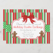 Vakantie Koekje Exchange Ginger Bread Mannen Kaart (Voorkant / Achterkant)