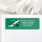 Vakantie koekjes en hoge hak schoenen met de kerst etiket (Insitu)