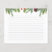 Vakantie Koekjeswisselaar bakkers Recipcard (Achterkant)