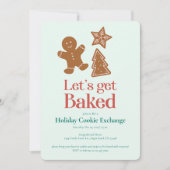 Vakantie Koekjeswisselaar | Gingerbrood Kaart (Voorkant)