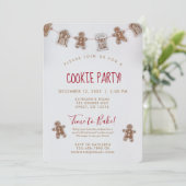 Vakantie Koekjeswisselaar Kerstmis Kaart (Staand voorkant)