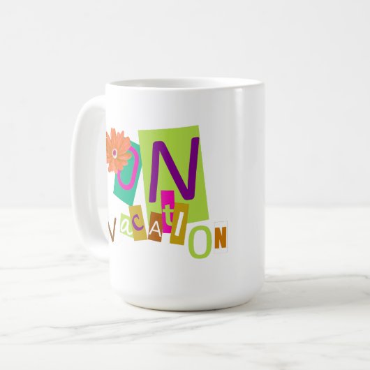 Vakantie Koffiemok (Voorkant links)