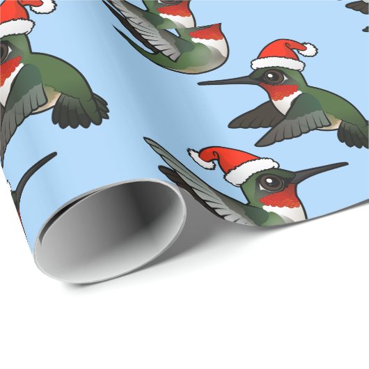 Vakantie kolibries cadeaupapier (Rol Hoek)