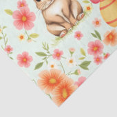 Vakantie Konijn Pasen Modern Collectie Tissuepapier (Detail)