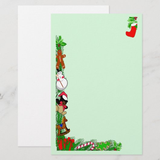 Vakantie koopt briefpapier (Voorkant / Achterkant)