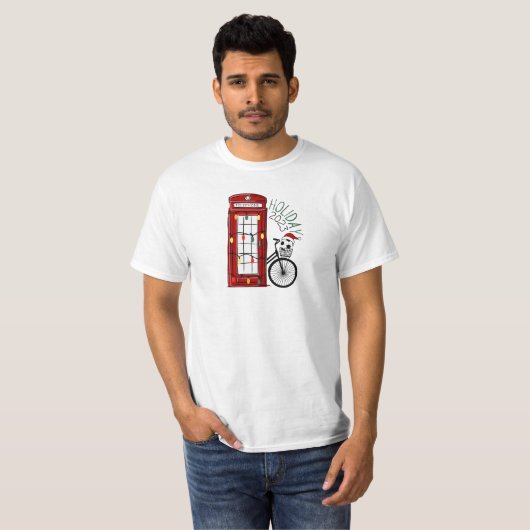 Vakantie Korte Mouw T-shirt (Voorkant volledig)