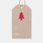 Vakantie Kraft Cadeaulabel (Voorkant)