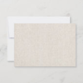 Vakantie krans Poinsettia Kerstmis Reactie RSVP Kaartje (Achterkant)