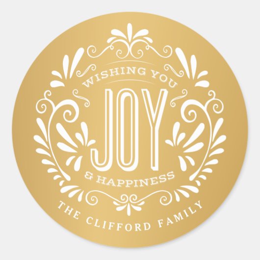 VAKANTIE KRIJT KUNST ORNAMENT STICKERS (Voorkant)