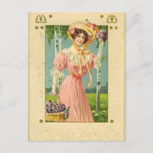 Vakantie Kunst Paas Briefkaart (Voorkant)
