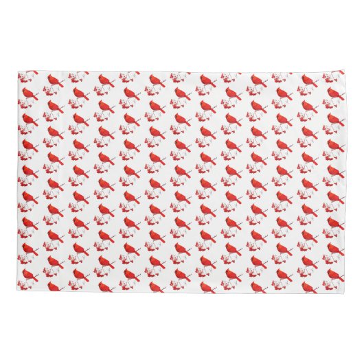 Vakantie Kussensloop-rode kardinaal Kussensloop (Achterkant)