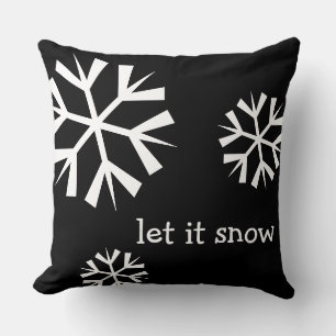 Vakantie Laat het Sneeuwen Sneeuwvlok Kussen