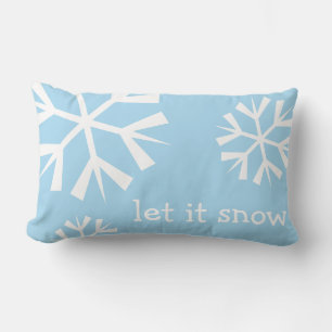 Vakantie Laat het Sneeuwen Sneeuwvlok Kussen