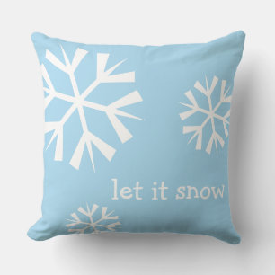 Vakantie Laat het Sneeuwen Sneeuwvlok Kussen