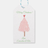 Vakantie labels, gepersonaliseerd, speciaal cadeau cadeaulabel (Achterkant)