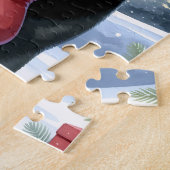 Vakantie Labrador Retriever Feestelijke Kersthond Legpuzzel (Zijkant)