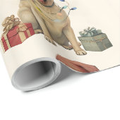Vakantie Labrador Retriever Inpakpapier, Gift Cadeaupapier (Rol Hoek)