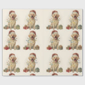 Vakantie Labrador Retriever Inpakpapier, Gift Cadeaupapier (Vlak)