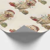 Vakantie Labrador Retriever Inpakpapier, Gift Cadeaupapier (Hoek)
