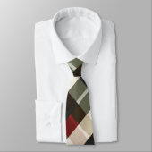 Vakantie Lakeland Terrier Red Green Plaid Kerstmis Stropdas (Gebonden)