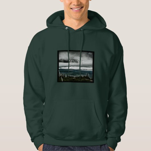 Vakantie land, Maine Hoodie (Voorkant)