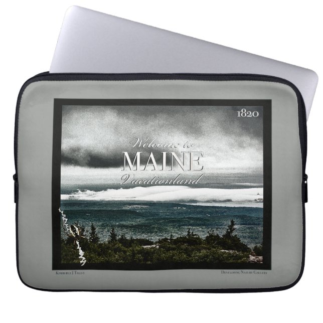 Vakantie land, Maine Laptop Sleeve (Voorkant)