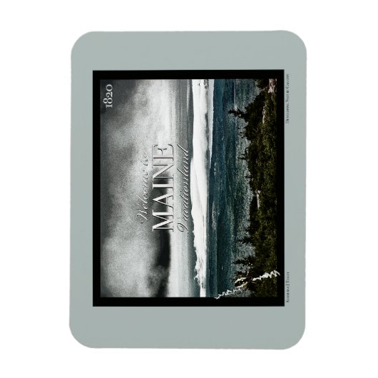 Vakantie land, Maine Magneet (Verticaal)