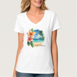 Vakantie, Laten we naar het strand gaan T-shirt
