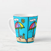 vakantie latte mok (Linkerhoek)
