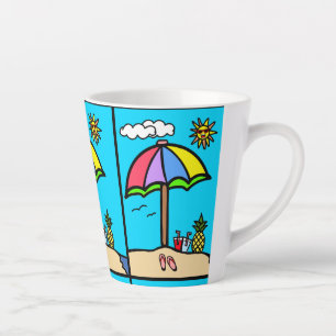 vakantie latte mok