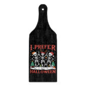 Vakantie Lelijke Kerstmis Ik heb liever Halloween  Snijplank (Voorkant)